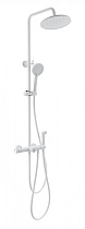 Душевая стойка Wonzon&Woghand WW-B3097-A-MW термостат, белый матовый