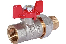 Шаровой кран с американкой Rommer 1/2&quot;, ВН/НР, RBV-0005-0510215, RG008UB5BJ9TAM