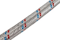 Подводка для воды СТМ сталь, 1/2&quot;, гайка-штуцер, 50 cм CWFHM050