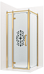 Душевой уголок Ambassador Royal 90x90 18015308-L прозрачный с рисунком, золото