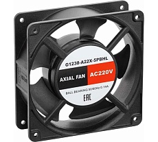 Осевой вентилятор SILART 120x120x38, 220 VAC, подшипник качения G1238-A22X-5PBHL