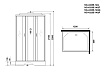 Душевая кабина Niagara NG 43285-14Q 120x80 стекло матовое