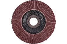 Круг лепестковый торцевой тип T29 (конический) 125x22.2 мм, P80, 3 шт DERZHI 125-29-80-3