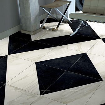 Декор Marazzi Italy Evolutionmarble Riv Decoro Tangram Golden Cream 32,5х97,7