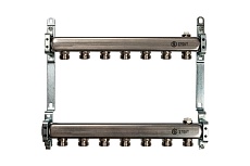 Коллектор из нержавеющей стали для радиаторной разводки STOUT 7 выходов SMS 0923 000007