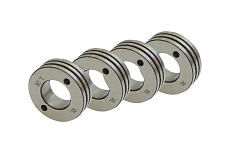 Ролик (4 шт; 1.2-1.6 мм; порошковая проволока) для DRIVE INMIG DW 41104, 41105 Fubag 41112