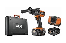 Бесщеточная аккумуляторная ударная дрель-шуруповерт AEG 18В BSB18C3BL-402C 4935478938