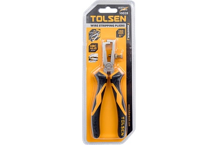 Стриппер для зачистки изоляции TOLSEN GRIPRO 160 мм 10028