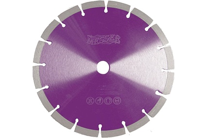 Диск алмазный сегментный G/M по граниту 125D-2.2T-12W-10S-22.2 Messer 01-14-125