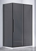 Душевой уголок Vincea Слим-Н (Slim-N) VSR-4SN8011CGGM 110x80 вороненая сталь, стекло тонированное