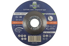 Круг отрезной FORMING CD277 metal&Inox T42, 125x0.9x22.23 PROBOS 27765511