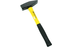 Слесарный молоток MOSTEK 1000 г, рукоятка фиберглас, квадратный боек, cталь 45 5712110