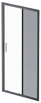 Душевая дверь Am.Pm Gem 100x195 прозрачное/тонированное стекло, черный