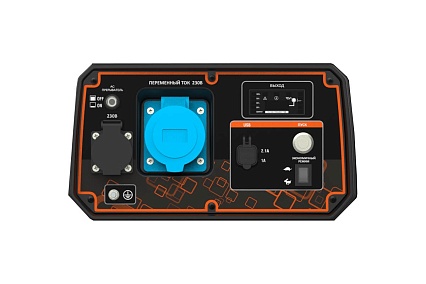 Генератор бензиновый инверторный Zongshen BQH 7500 E 1T90DF750