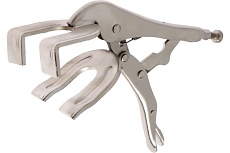 Зажим Тундра ручной двойной точечный захват, с фиксатором, 250 мм 7354818