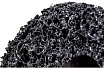 Диск зачистной Clean Strip Black 115х22 мм с фибровой оправкой BlackFox 12535