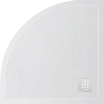 Поддон для душа BelBagno TRAY-MR-UNO-R-90-550-35-W-BO 90x90 белый, накладка белый