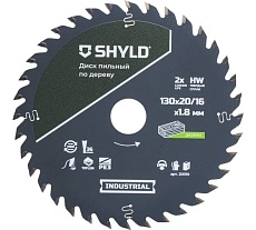 Пильный диск SHYLD по дереву твердосплавный 130x20/16 мм, 36 зубьев 6692455