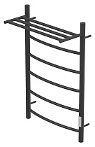 Полотенцесушитель электрический Apextermo Corona CR01185BM П5 50x80 диммер справа, черный