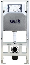 Комплект Weltwasser 10000011297 унитаз Merzbach 043 GL-WT + инсталляция + кнопка Amberg RD-BL