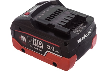 Аккумулятор LiHD 18 В, 8.0 А*ч Metabo 625369000