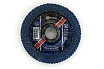 Круг лепестковый U-форма трехсторонний 125x11x22.23 мм, Z80, цирконий EuroCut EC-FU125Z80