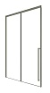 Душевая дверь Timo TDSS-120/13C-8R 120x200 прозрачное, никель