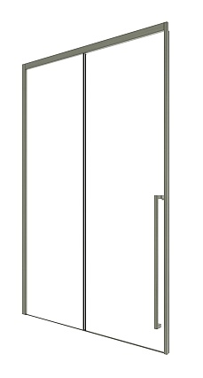 Душевая дверь Timo TDSS-120/13C-8R 120x200 прозрачное, никель
