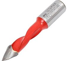 Сверло сквозное 8x25x57 мм, S10x27 мм, L Woodtec ИН 359088