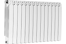 Радиатор биметаллический Теплоприбор с межосевым расстоянием 500мм, 14 секций BR1-500/14