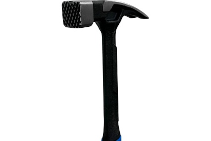 Молоток- гвоздодер плотника Vertextools профессионал, 450гр 10-29-450