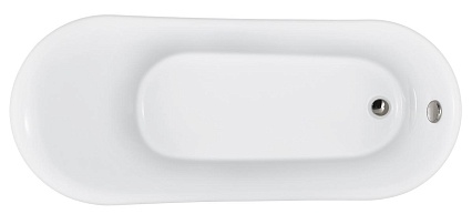 Акриловая ванна Grossman Retro GR-1002M 162x71 белый матовый