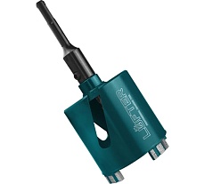 Коронка алмазная LUFTER MAGNETIC LOCK SDSplus без удара, бетон, армобетон 82 мм 026-82
