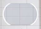 Зеркало Бриклаер Вега/Мальта 100x60 см, с подсветкой