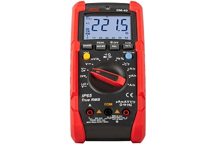 Цифровой мультиметр с поверкой RGK DM-40 779661