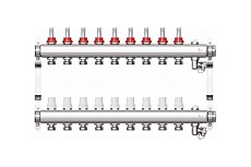 Коллекторная группа STI CM9F в сборе с расходомерами 1 дюйм, евроконус 3/4 (9 выходов) D360-00010