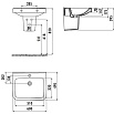 Раковина Creavit Lara LR060-00CB00E-0000 60 см