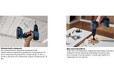 Аккумуляторная ударная дрель-шуруповерт Bosch GSB 185-LI (соло) 06019K3103