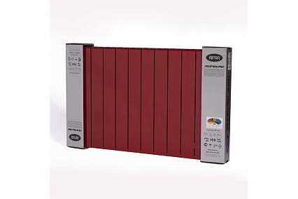 Биметаллический радиатор Rifar 89 SUPReMO 500-12 Ду 3/4 RAL 3011 БОРДО R S500123/43011