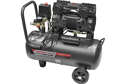 Компрессор Парма K-1500/24БМ безмасляный 1500 Вт, 24л, 237 л/м 02.014.00010