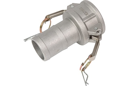 Алюминиевый камлок TITAN LOCK типа С серия EcoLine, розетка с хвостовиком 2" TL200CAL-EL