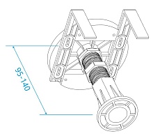 Ножки для поддона RGW N-01 STM, ST, STL