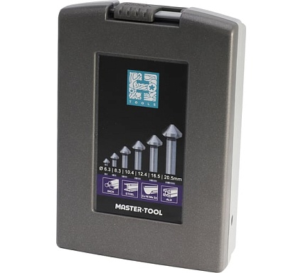 Набор зенковок H-Tools 90гр. 6.3-20.5мм 3z HSSE-Co5 6шт 745806EHT