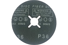 Фибровый диск Long Abrasive CR 964 Керамика 125x22.23 мм, P36, 10 шт D330485-10