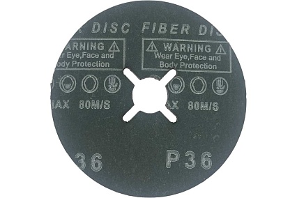 Фибровый диск Long Abrasive CR 964 Керамика 125x22.23 мм, P36, 10 шт D330485-10