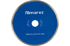 Диск отрезной алмазный Керамика (180х25.4/22.23 мм) Almarez 302181