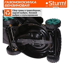 Самоходная бензиновая газонокосилка с регулировкой оборотов Sturm PL5114SV