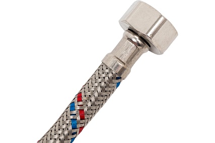 Подводка гибкая для воды FRESSO Г1/2"-Г1/2", 50 см 573-219