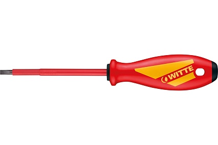 Шлицевая отвертка WITTE MAXX VDE 0,8х4,0х100 мм new 537042016