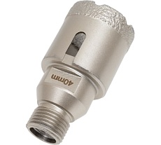 Коронка алмазная, вакуумное спекание (40х40 мм; 1/2&quot;; М14) TECH-NICK TUK 136.600.7022